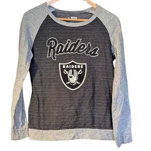 NFL Raiders Long Sleeve Tee Women's Small  Football Fandom